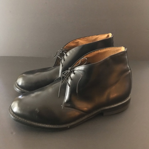 steel toe chukka boots black